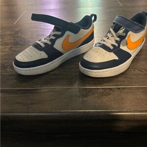 Nike Kids' Blue and Orange Sneakers